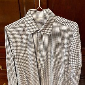 J Crew Blue Check lightweight shirt